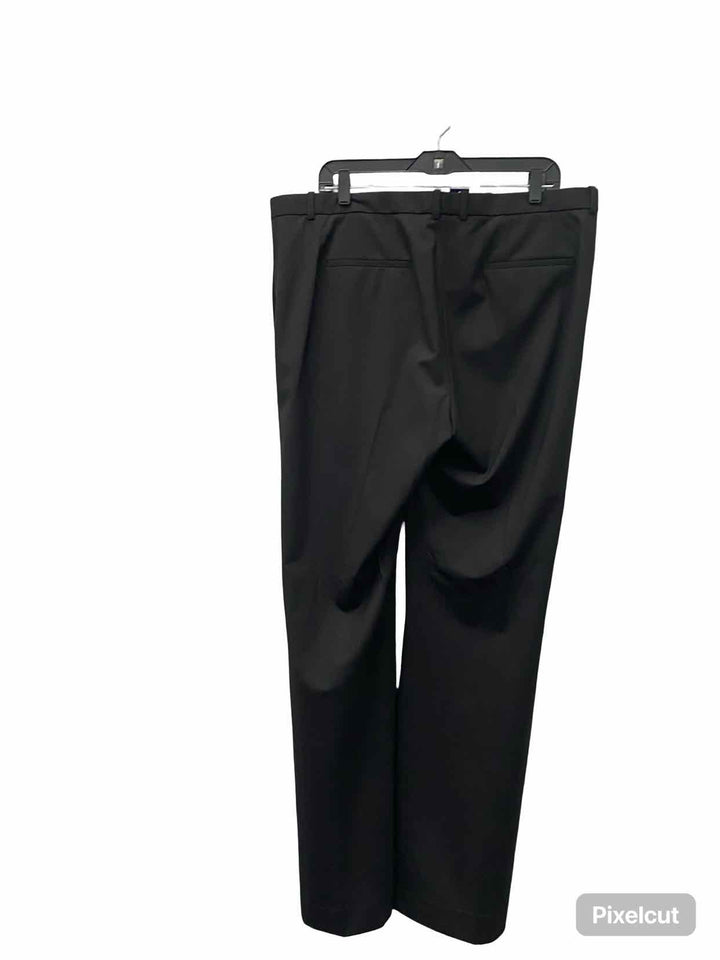 Theory Size 16 Black 100% cupro Pants