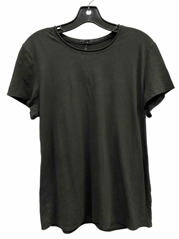 Everlane Size M Black 55% Hemp 45% Organic Cotton Short Sleeve Shirts