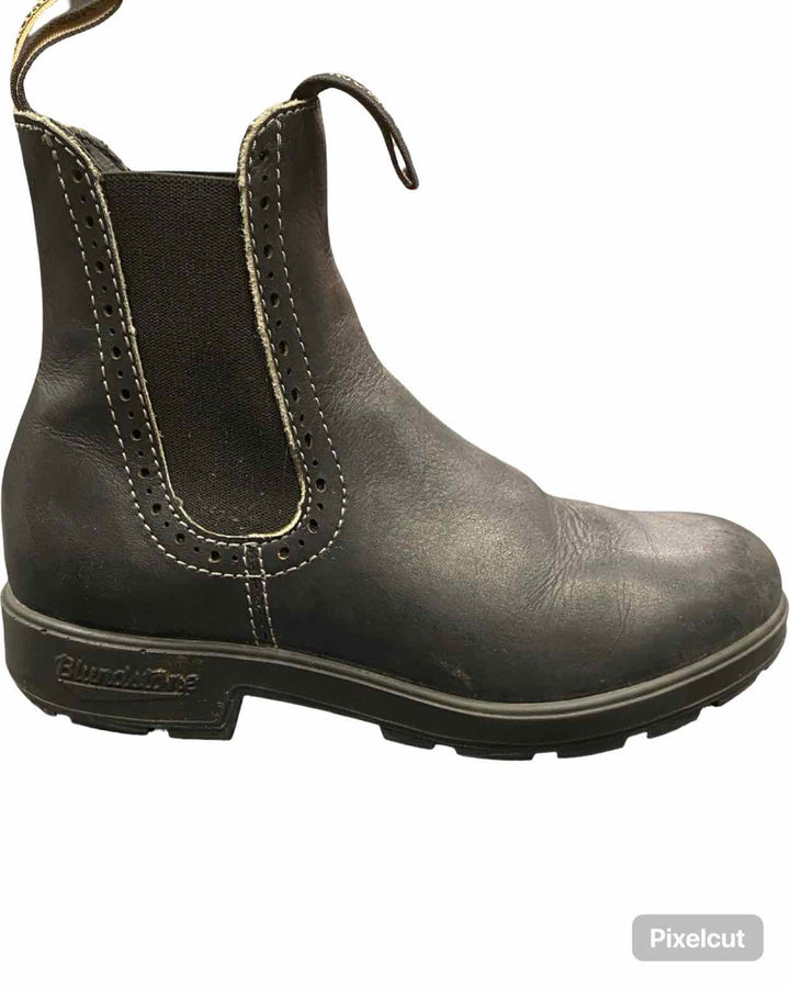 Blundstone Shoe Size 6 Black Leather Chelsea Boots(Ankle)