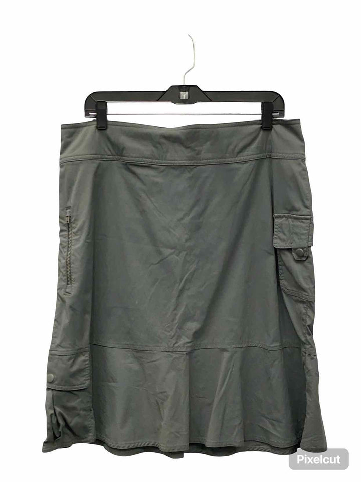 Royal Robbins Size 12 Gray Skirt