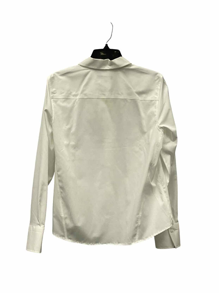 Foxcroft Size M White Long Sleeve Shirts