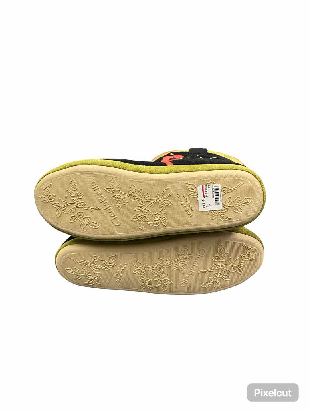 Ciccia Bella Shoe Size 9.5 Black Green & Red Boots(Ankle)