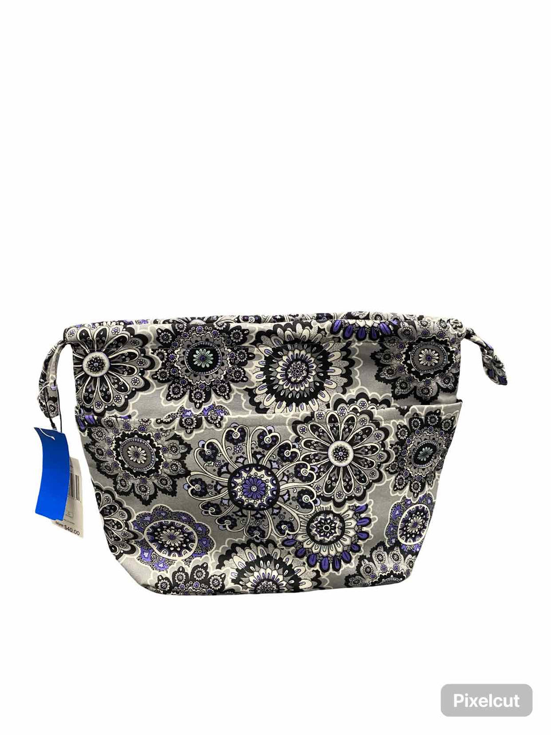 Vera Bradley Grey Pocket Ditty Bag Misc. Accessory