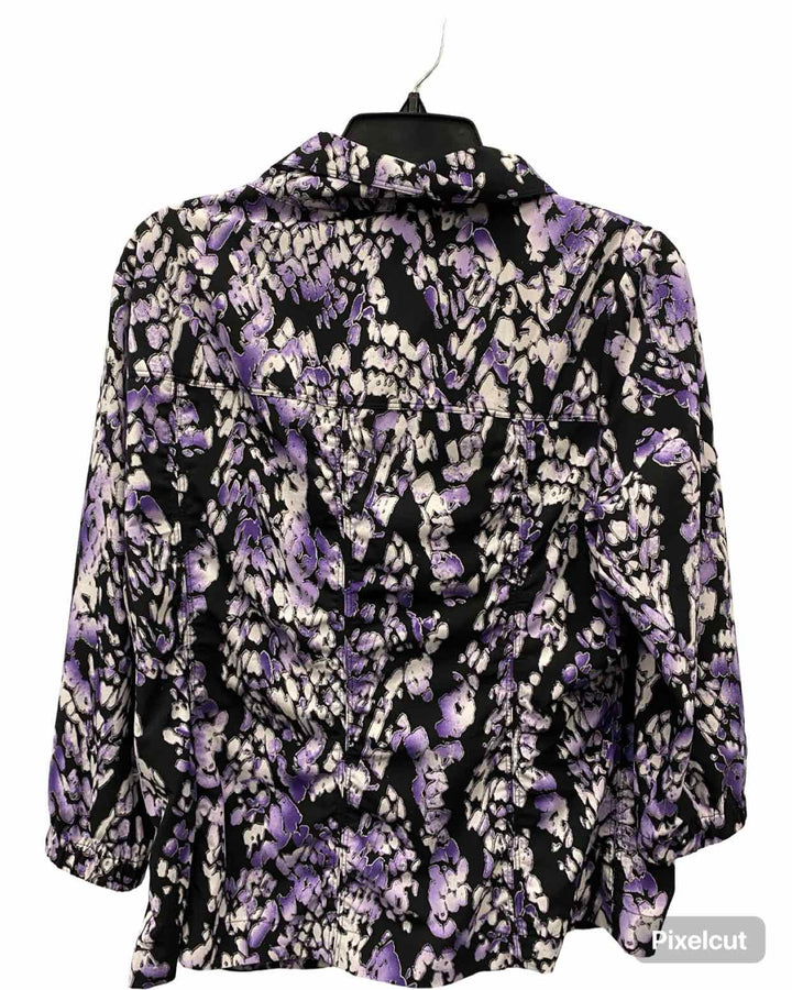 Zenergy Size 1 (M/8) Black Purple Athletic Jacket