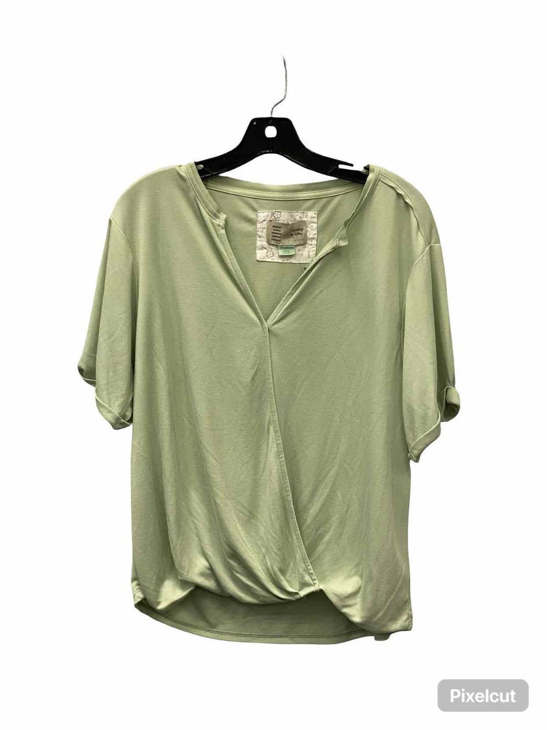 Anthropologie Size S Green Short Sleeve Shirts