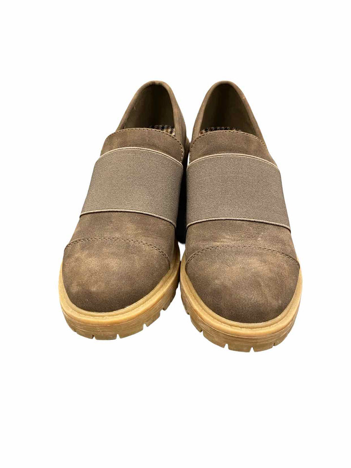 Muk Luks Shoe Size 9 Brown Manmade Lucy Lettie Loafers
