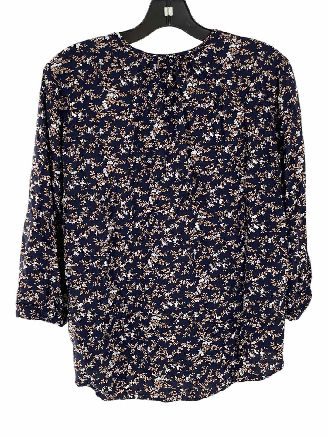 fun2fun Size M Blue Floral Long Sleeve Shirts