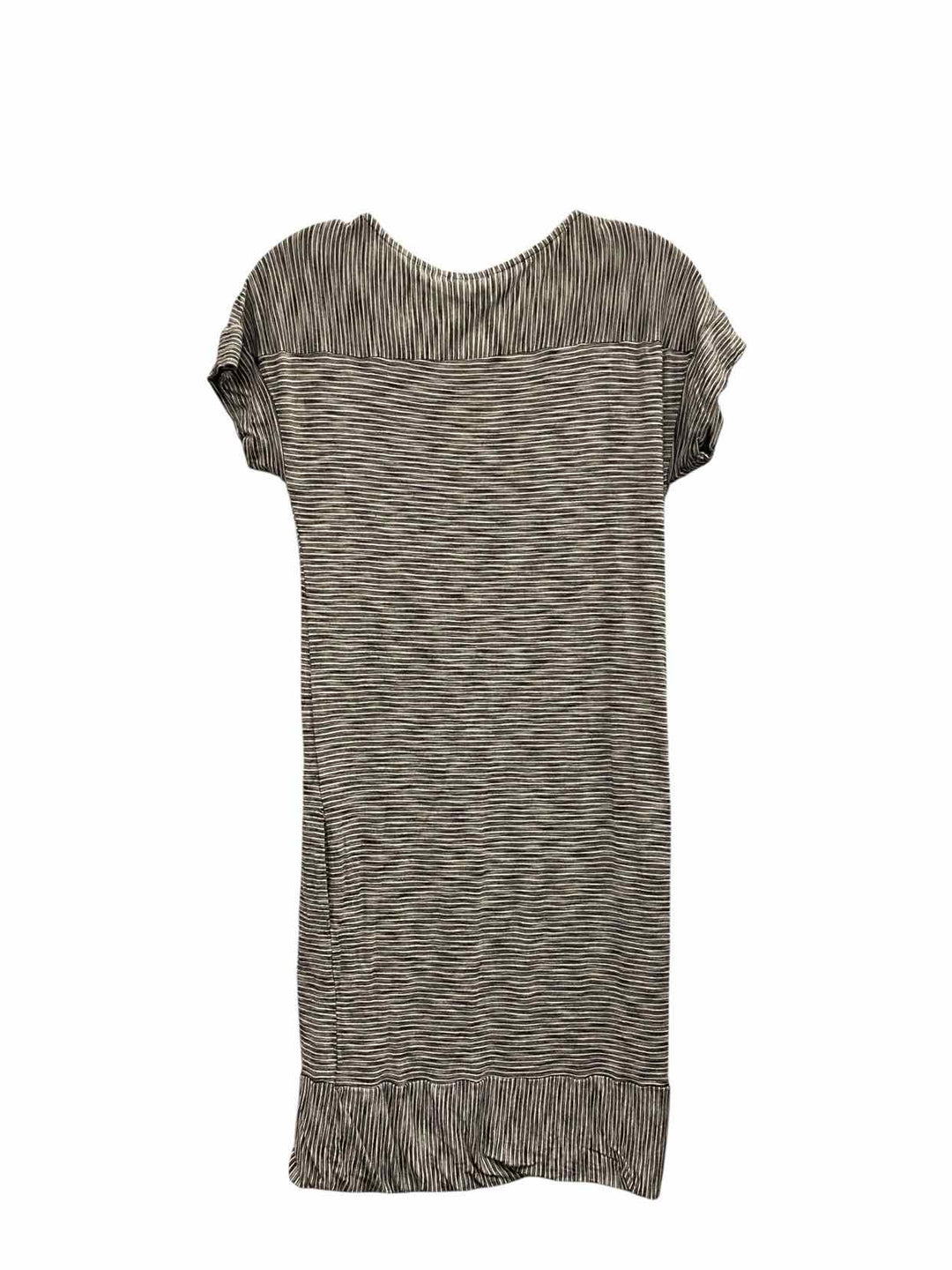 Lucky Brand Size S Gray Striped Dress