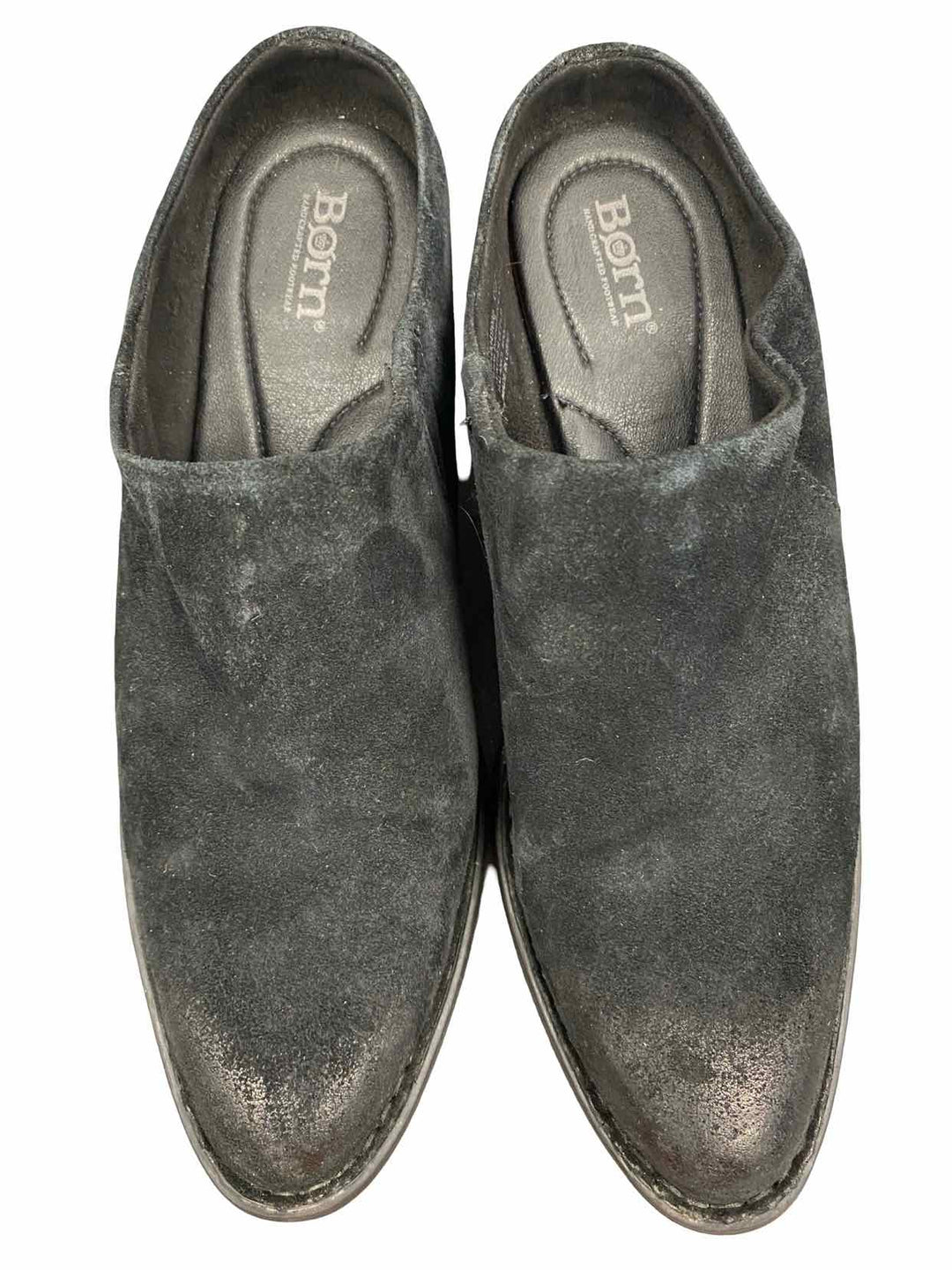 Born Shoe Size 9.5 Black Suede Boots(Ankle)