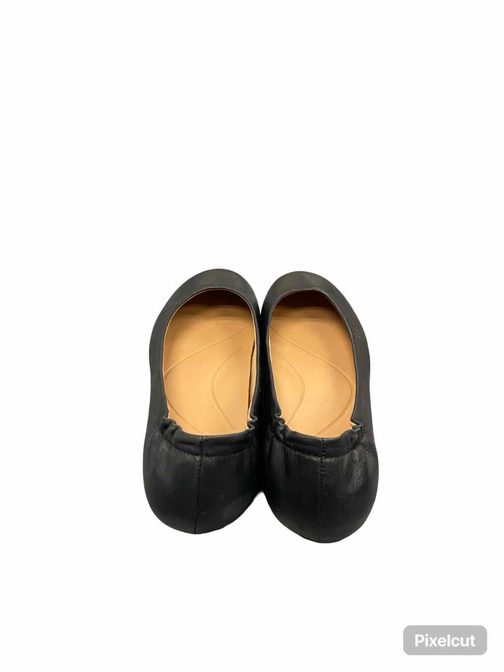 Dansko Shoe Size 40 Black Leather Mollie Flats