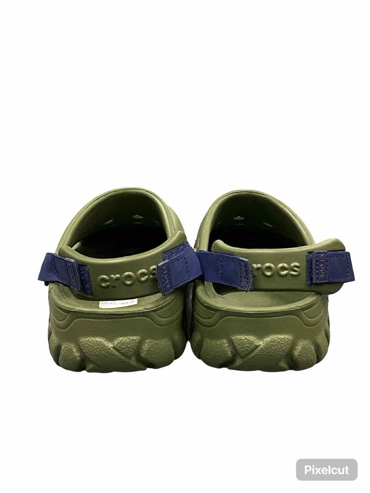 Crocs Shoe Size 9 Army Green navy Offroad Sport Clogs
