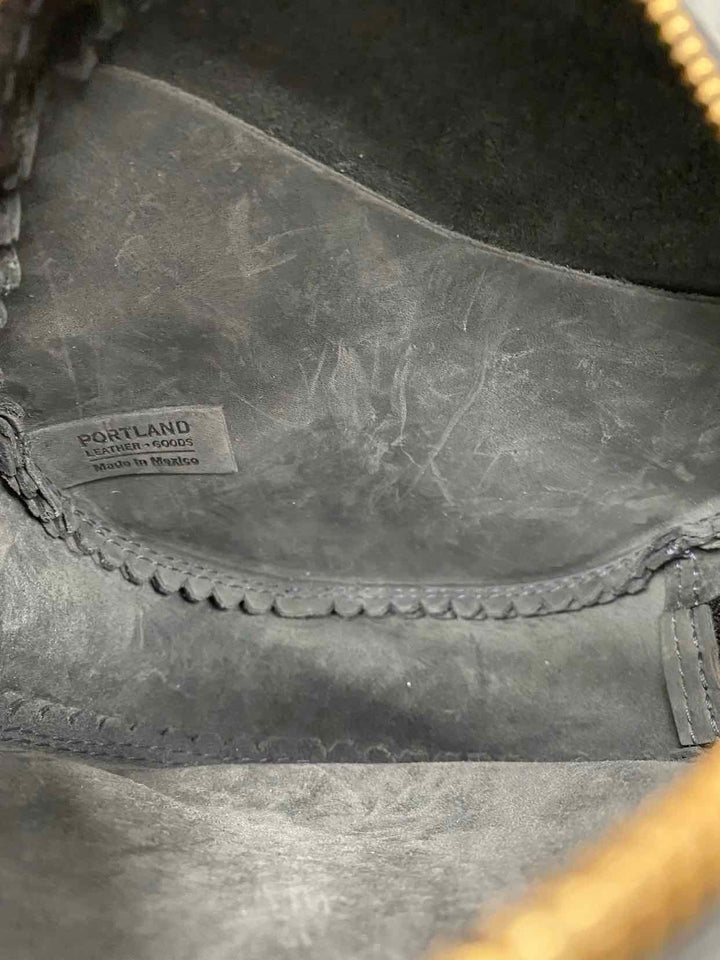 Portland Leather Goods Grey Circle Purse