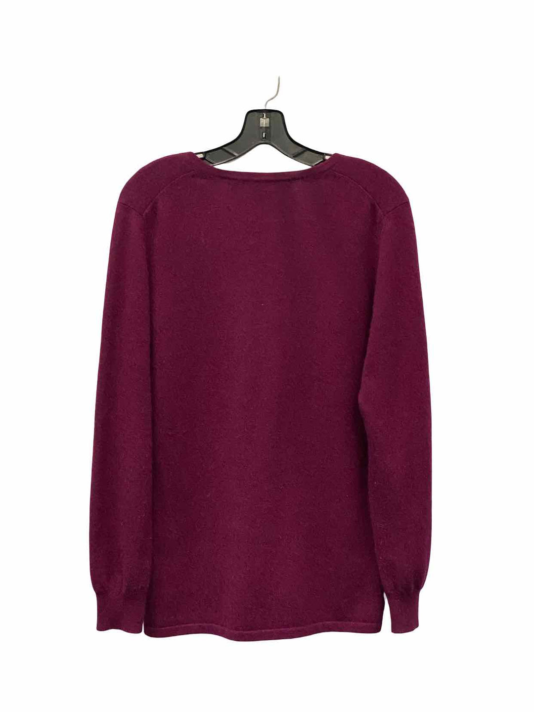 McDuff Essentials Size XL Purple 100% cashmere Sweater