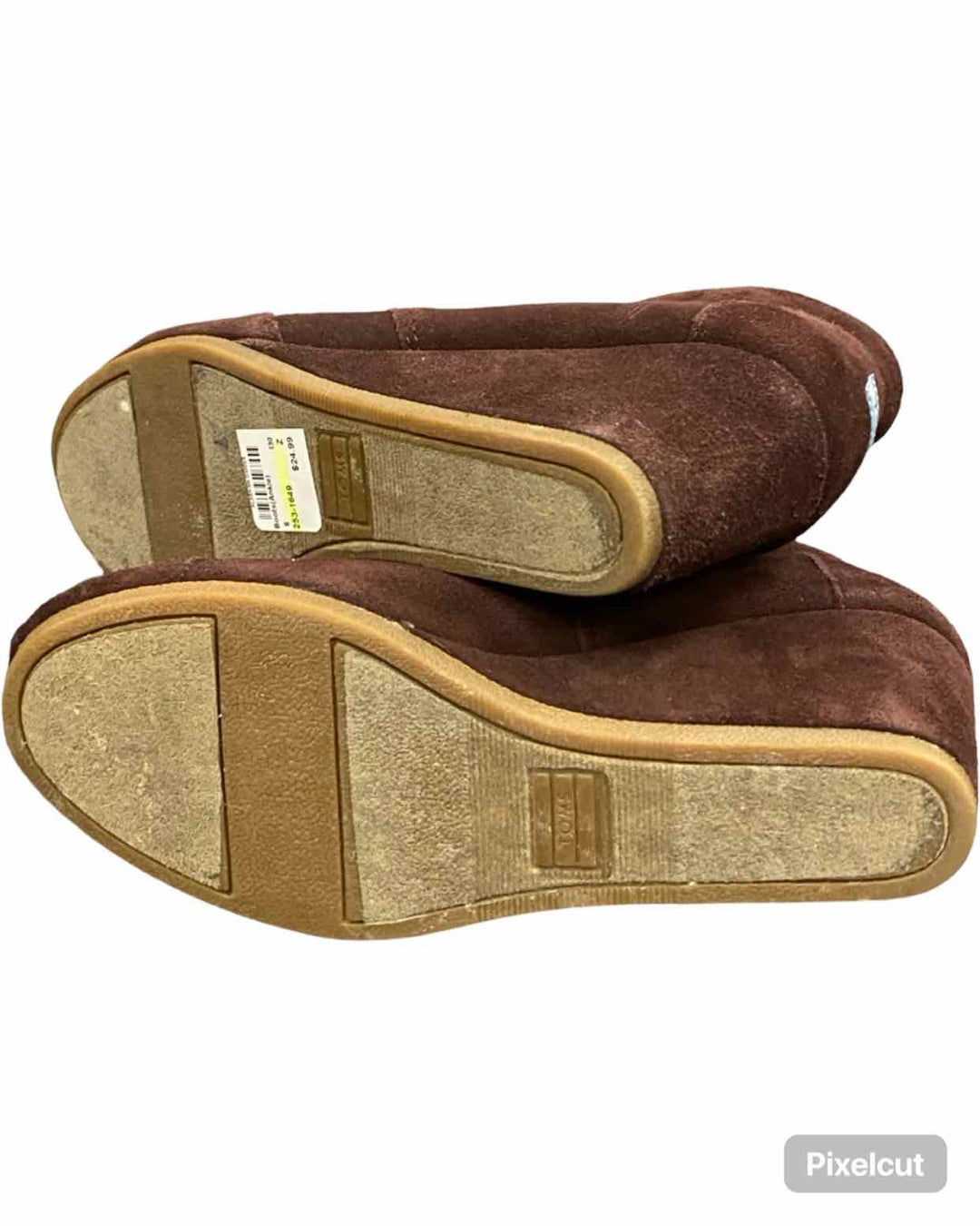 Toms Shoe Size 8 Brown Suede Boots(Ankle)