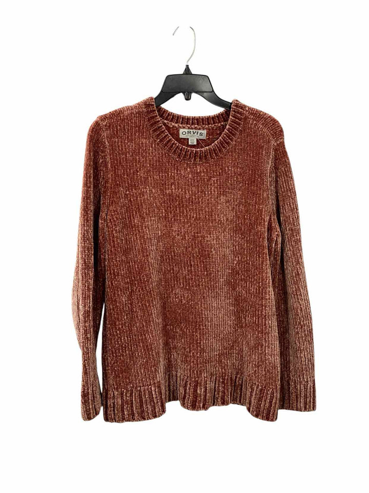 Orvis Size S Rust Sweater