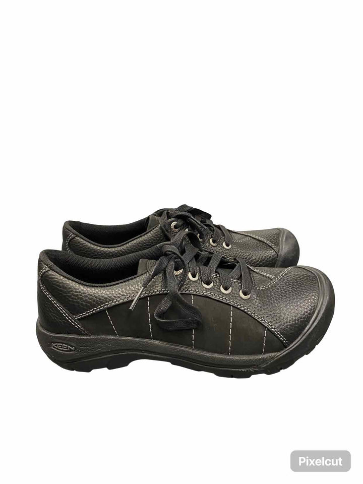 Keen Shoe Size 8.5 Black Leather Presidio NWOT Sneakers