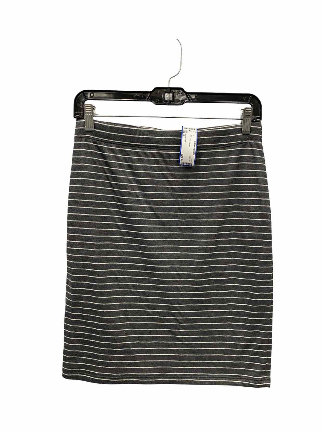 Marine Layer Size S Gray White Striped Skirt