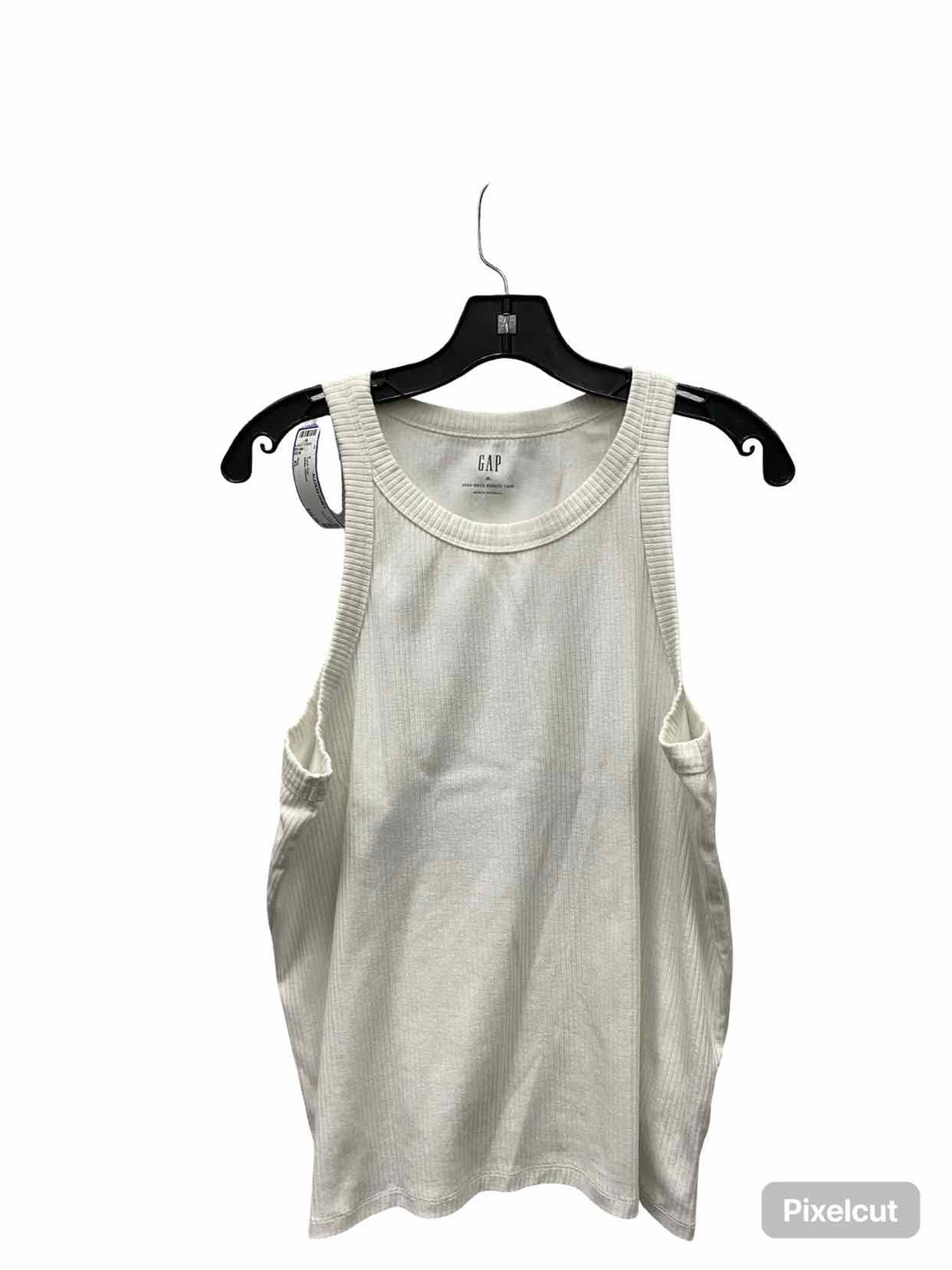 Gap Size XL White Ribbed Tank Top