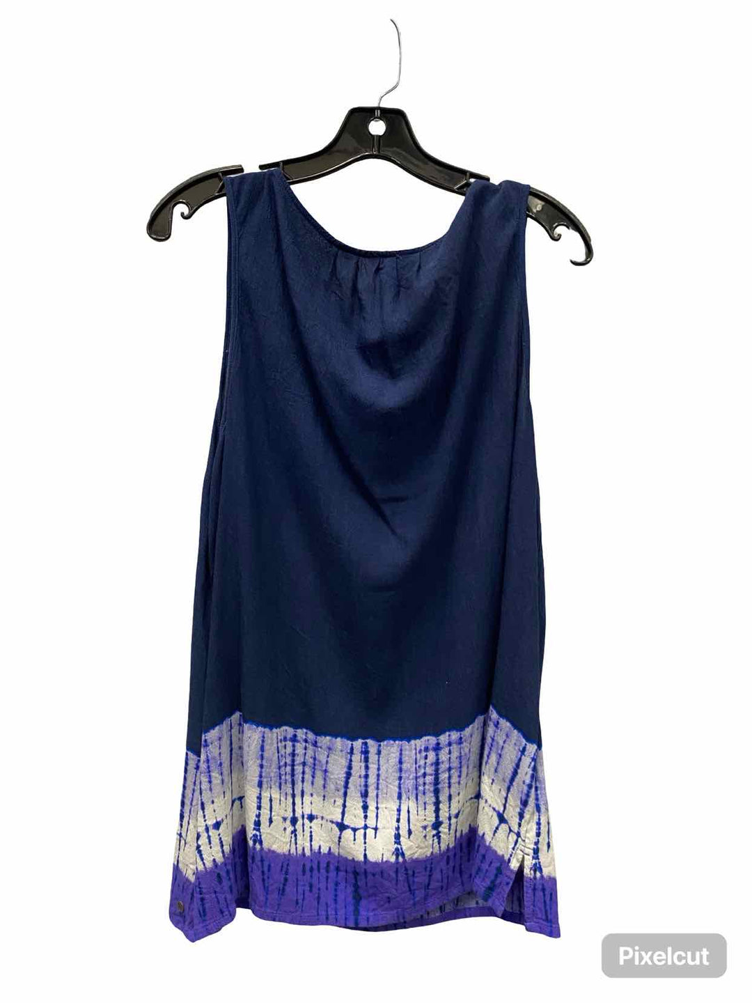 Eddie Bauer Size XL Blue Print Tank Top