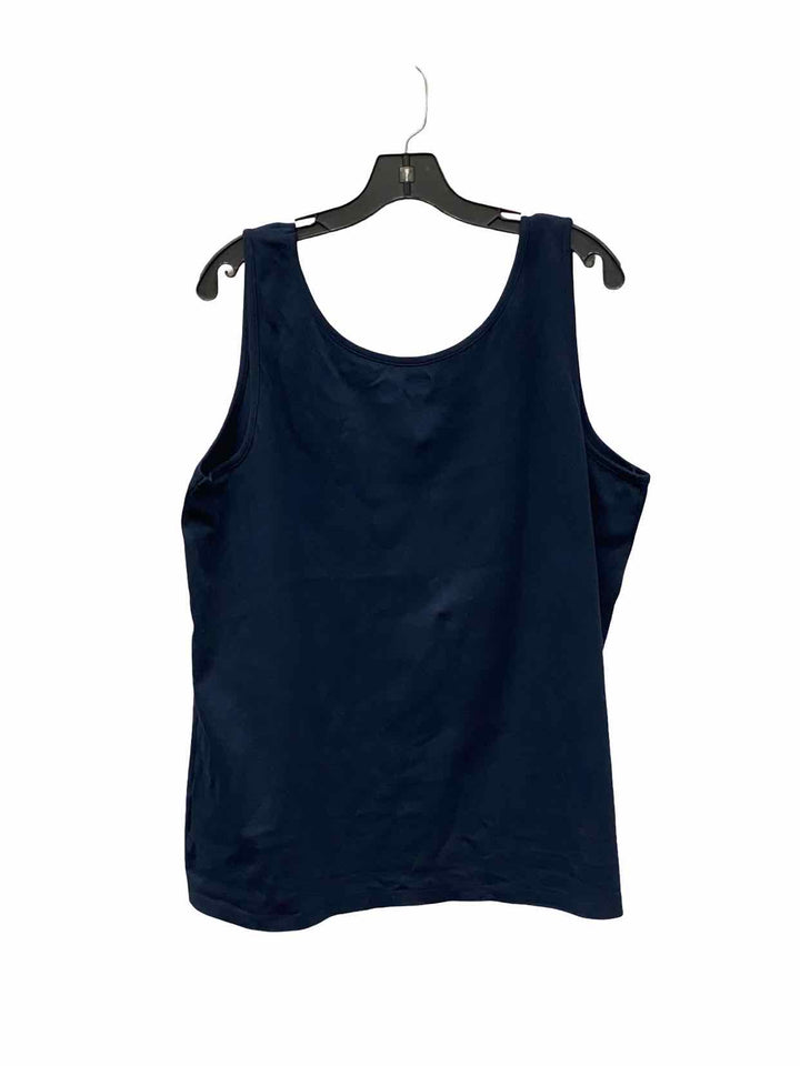 Lands End Size 2X Navy Tank Top