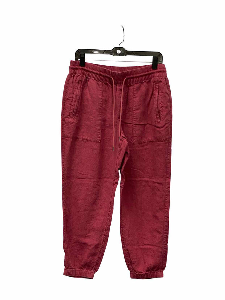 Athleta Size 10 Plum Linen Pants