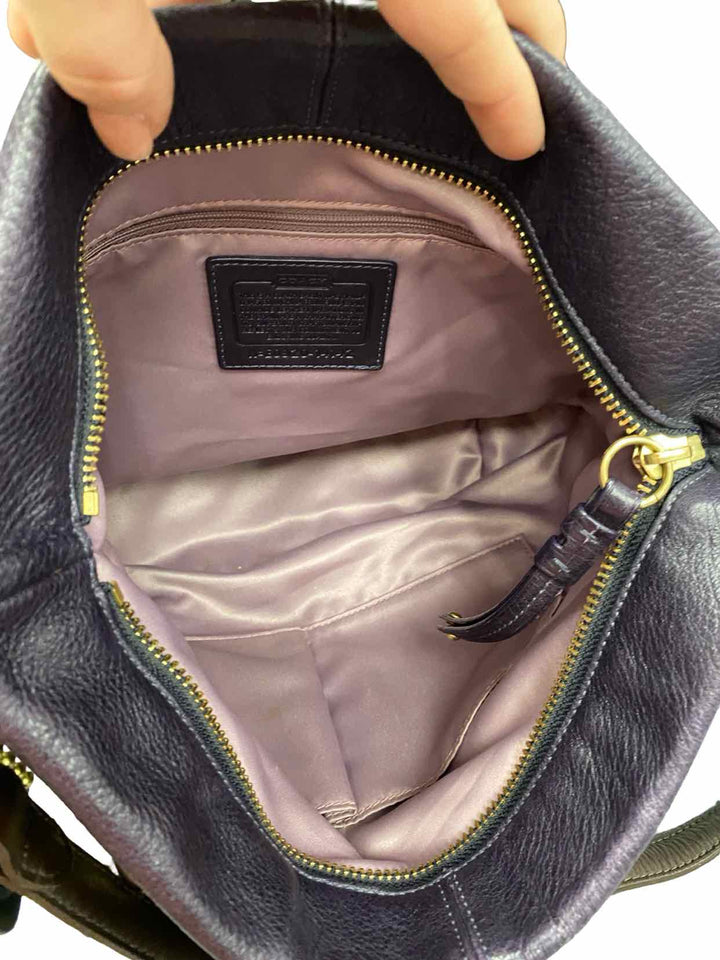 COACH Dark Egg plant Brooke Hobo (Style 14142) Purse