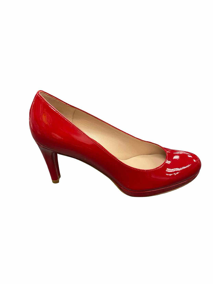 Stuart Weitzman Shoe Size 7 Red Patent Leather Heels