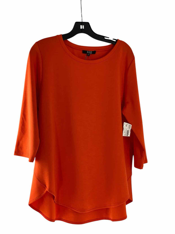 LIOR Paris Size L Orange Long Sleeve Shirts