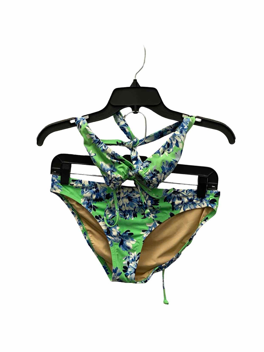 J Crew Size XS Green Blue Greek Swimsuit