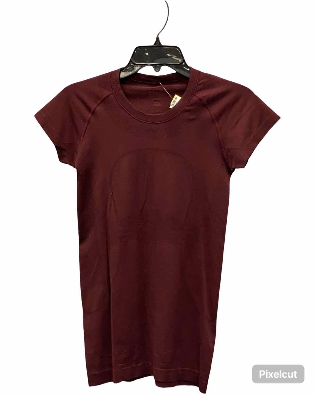Lululemon Size 4 Marroon Athletic Short Sleeve