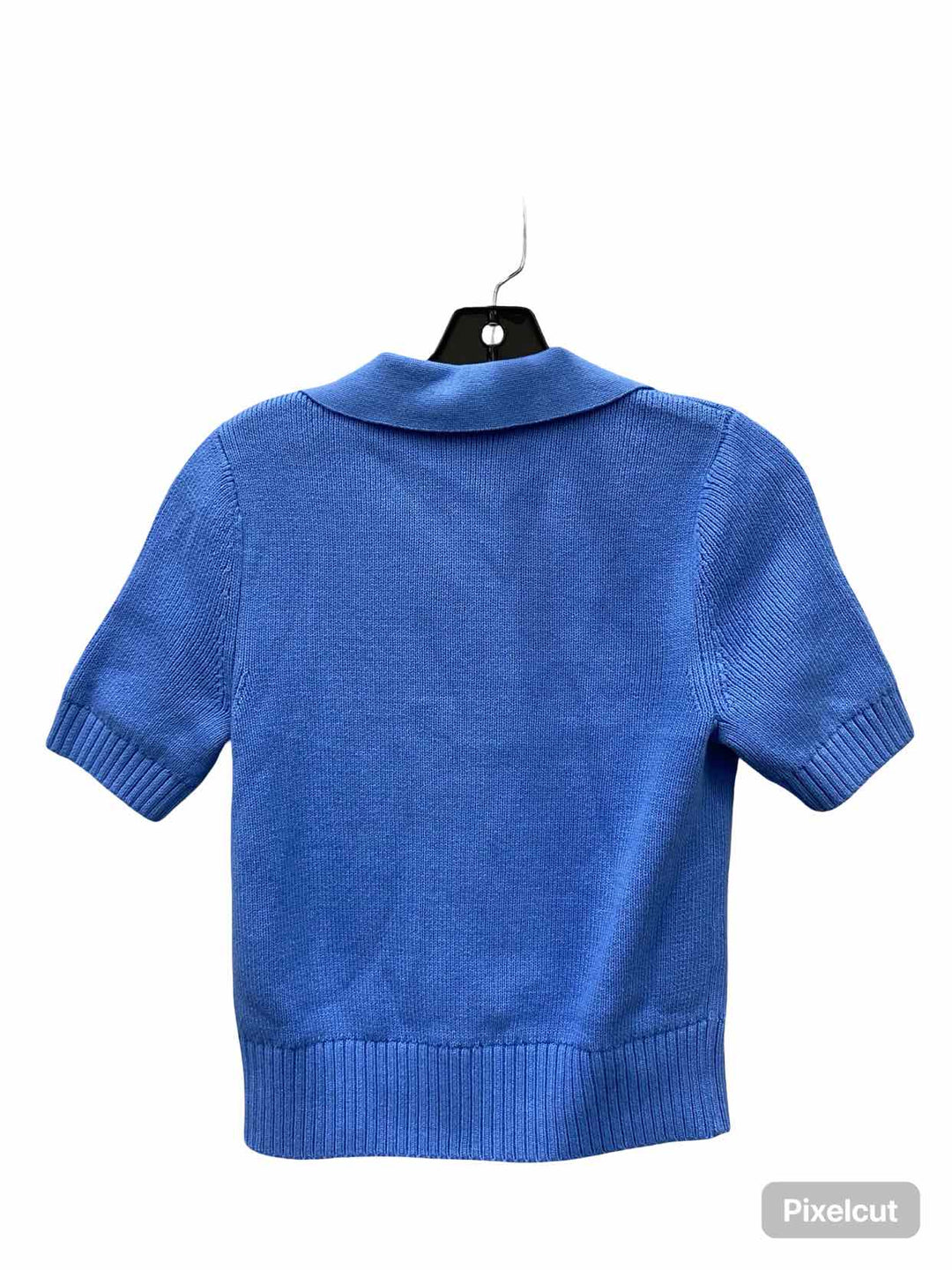 Express Size XS Blue Knit Short Sleeve Shirts