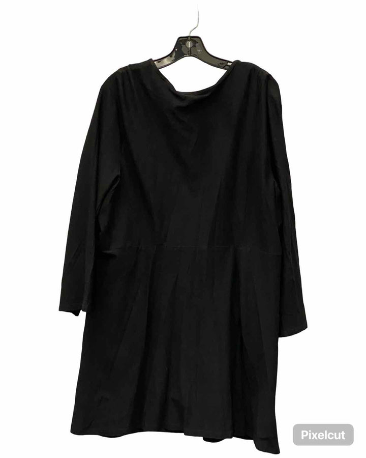 Eileen Fisher Size XL Black Dress