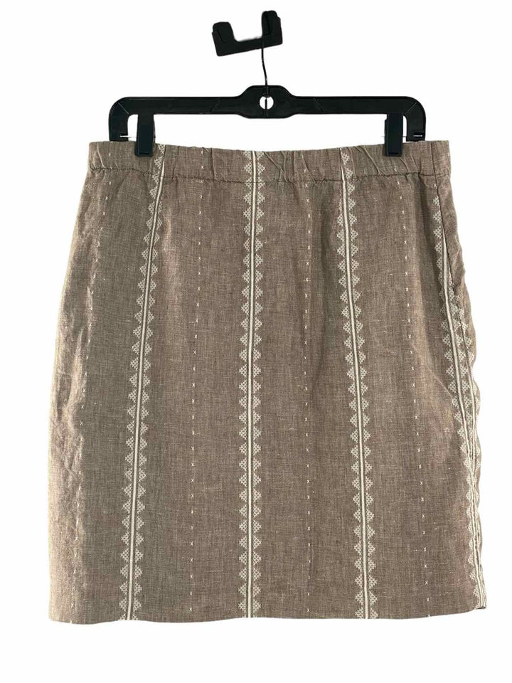 J Jill Size S Beige Skirt