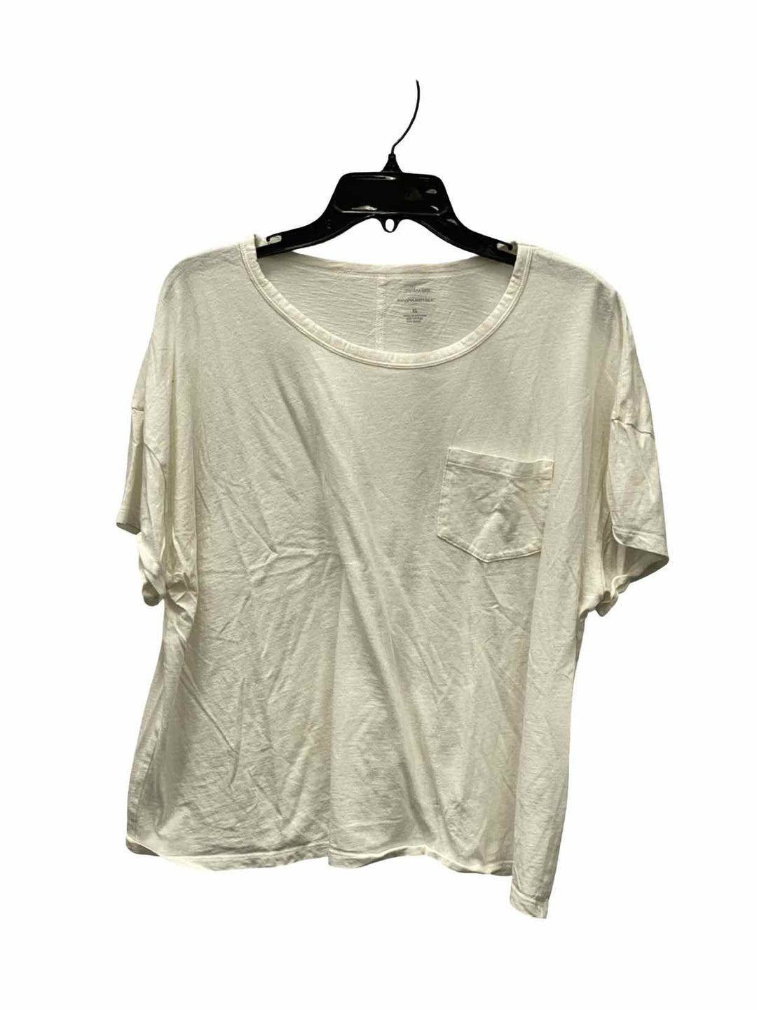 Banana Republic Size XL White Short Sleeve Shirts