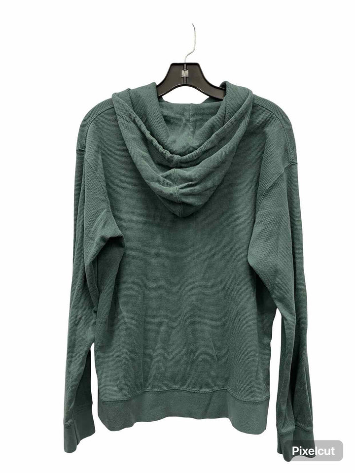 Prairie Mountain Size L Green Print Sweatshirt