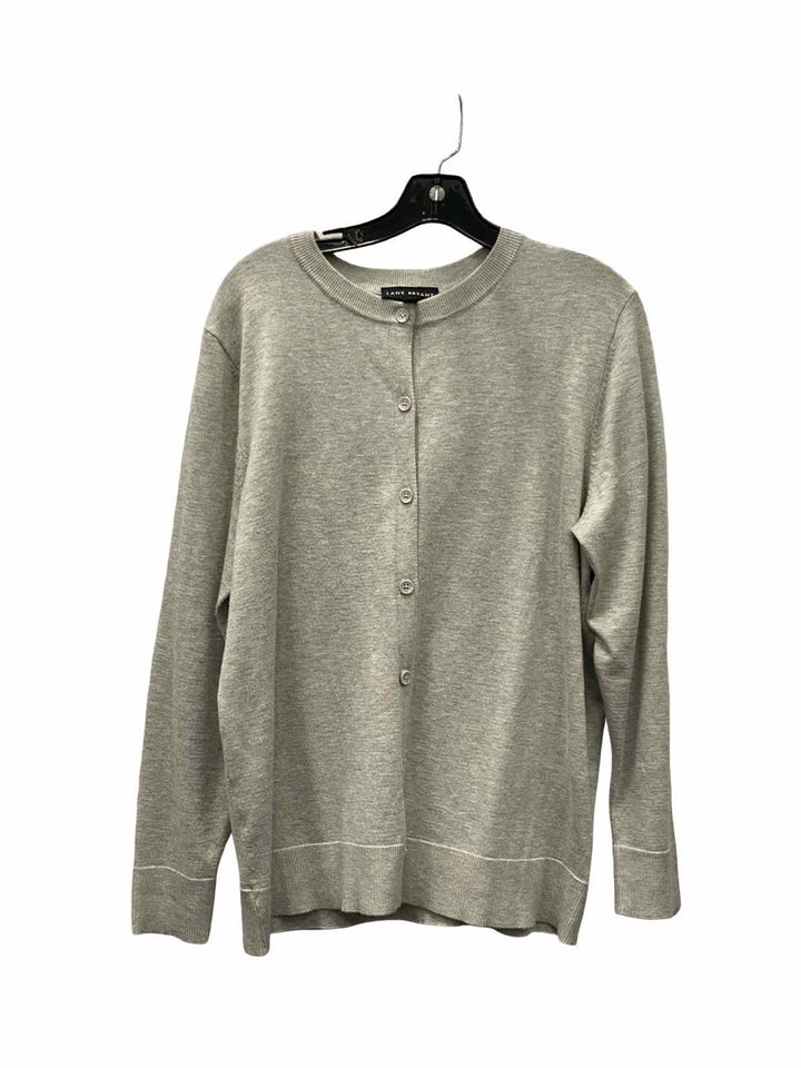 Lane Bryant Size 1 Grey Long Sleeve Shirts