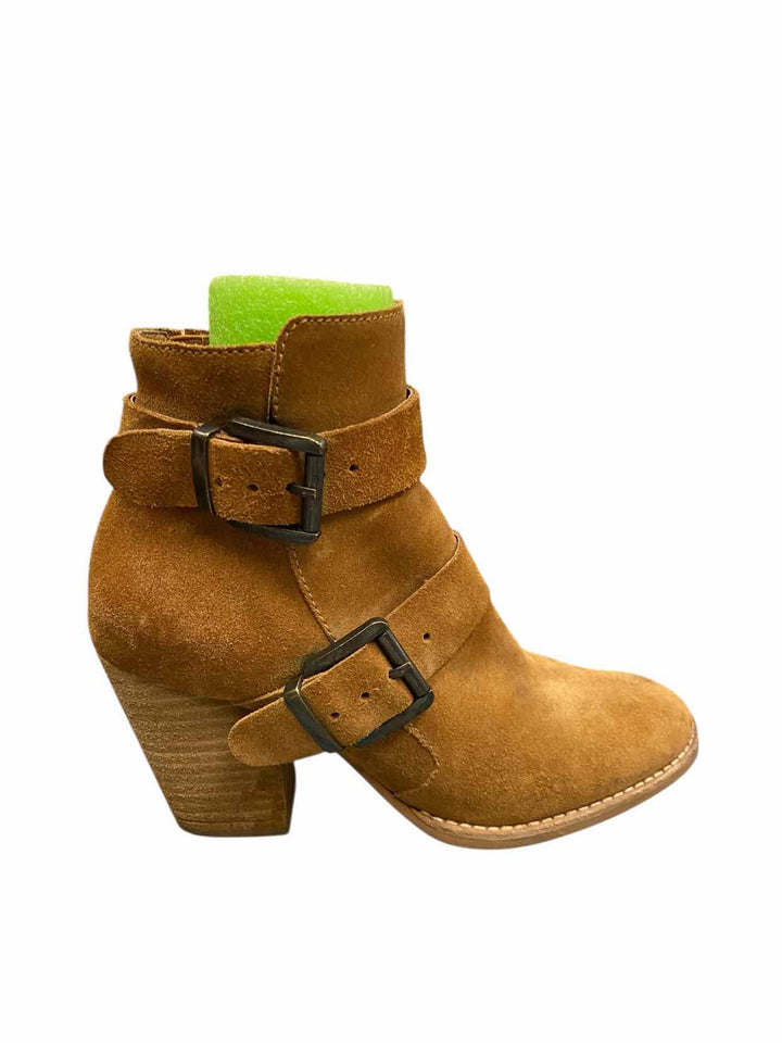 Jeffrey Campbell Shoe Size 7.5 Brown Leather Boots(Ankle)