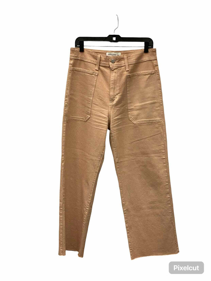 Just Black Size 31 Beige Wide leg Jeans