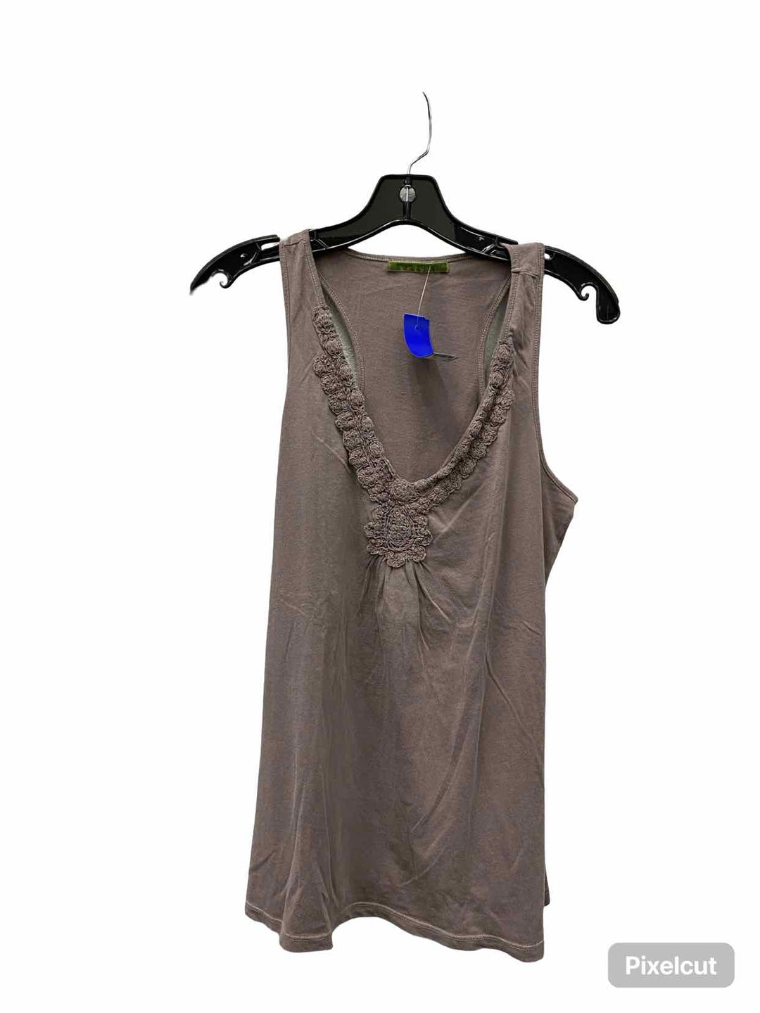Velvet Size M Brown 100% cotton Tank Top