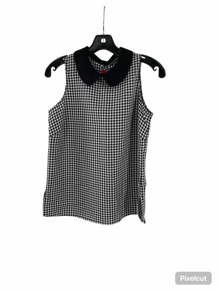 Adriana Papell Size S Black White Tank Top