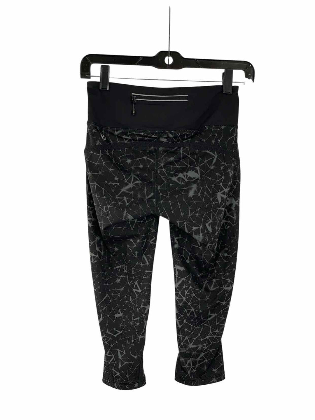 Lululemon Size 4 Black Grey Athletic Pants