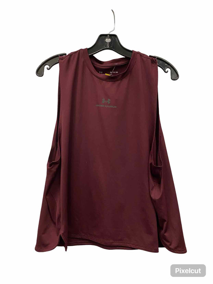 Under Armour Size XL Plum Athletic Tank Top