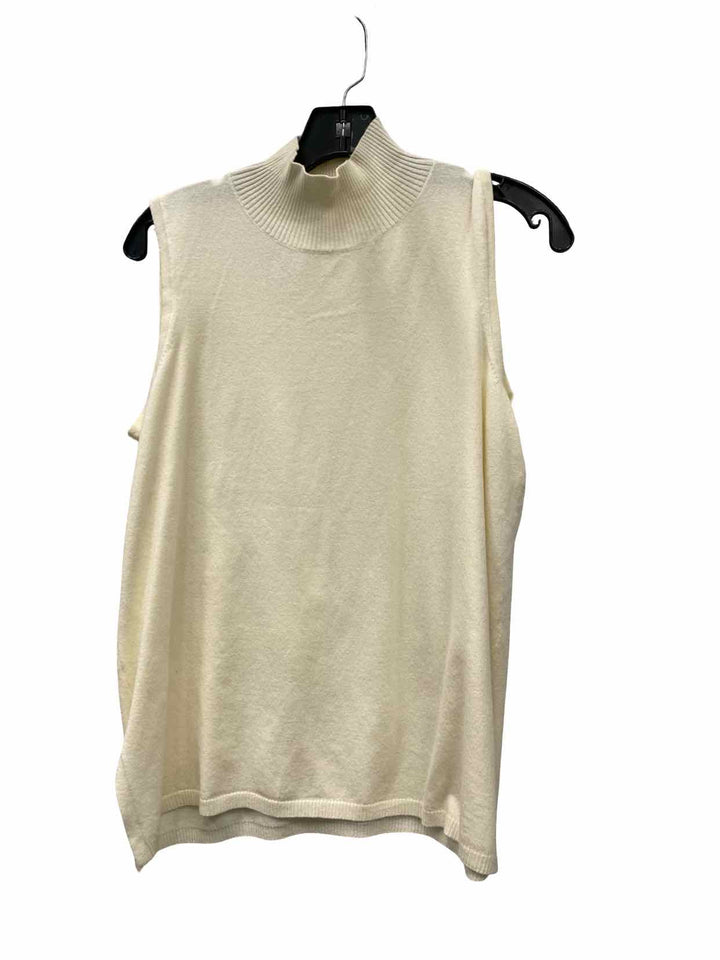 Wynne Layers Size L Cream Tank Top