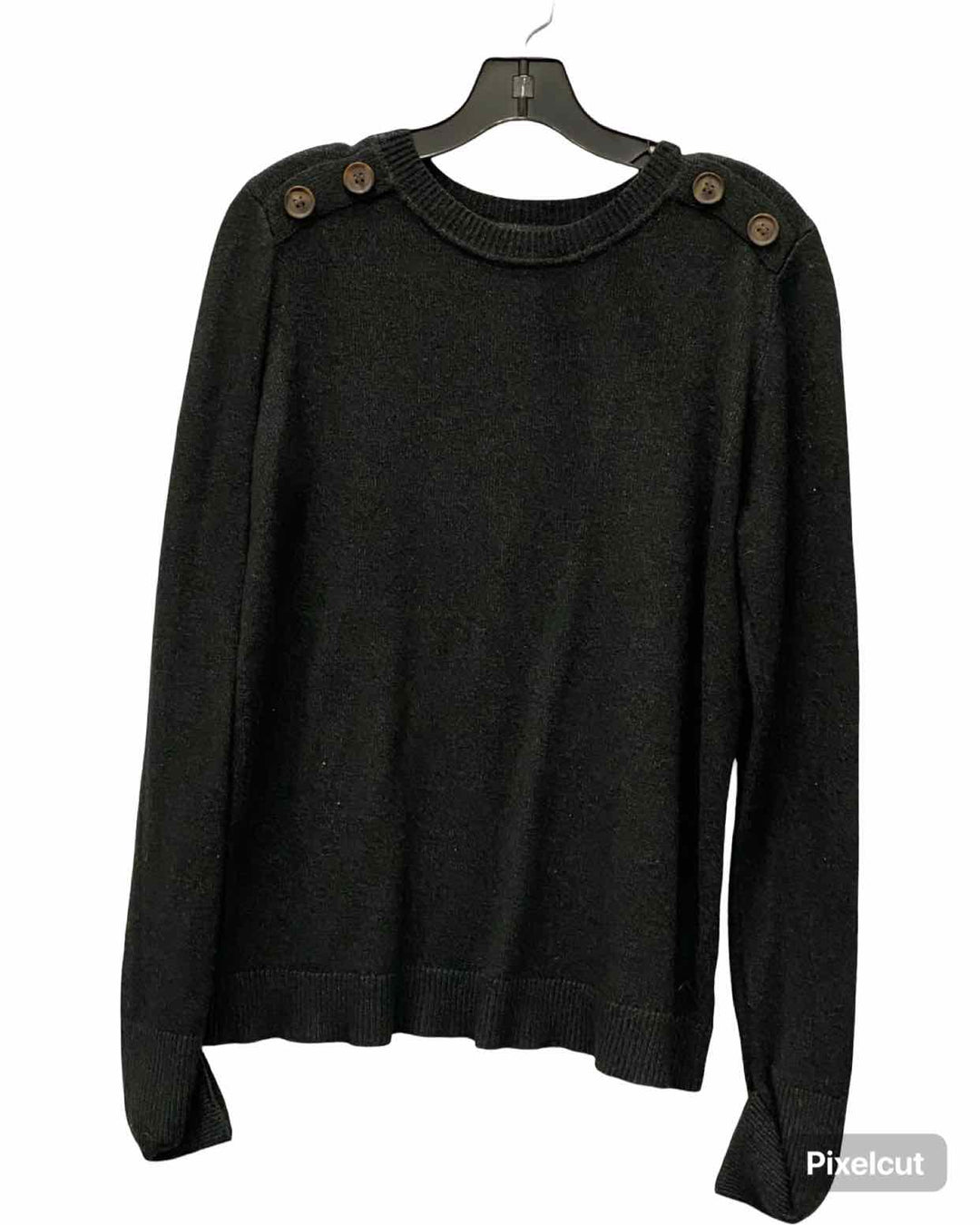 Pink Clover Size L Black Sweater