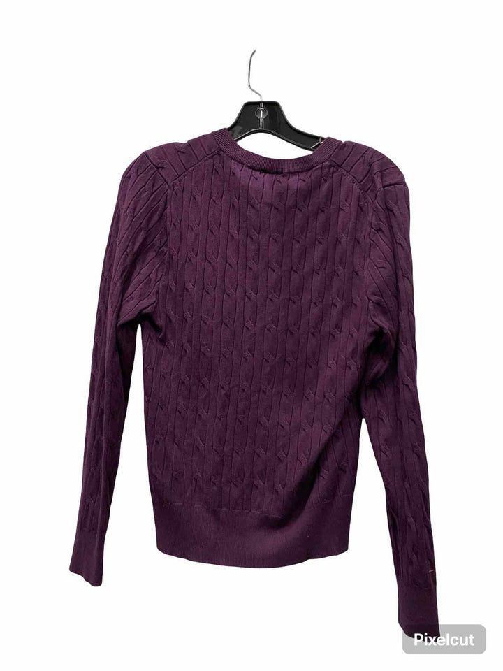Cielo Size L Plum Sweater