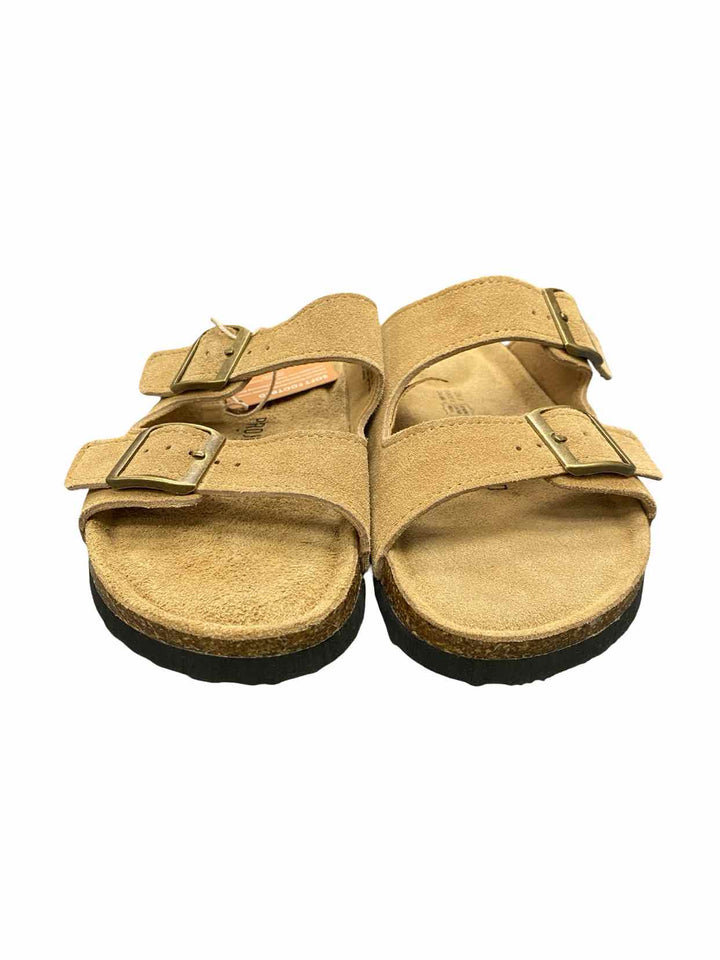 Project Cloud Shoe Size 6.5 Brown Leather Memory Foam Venita Sandals