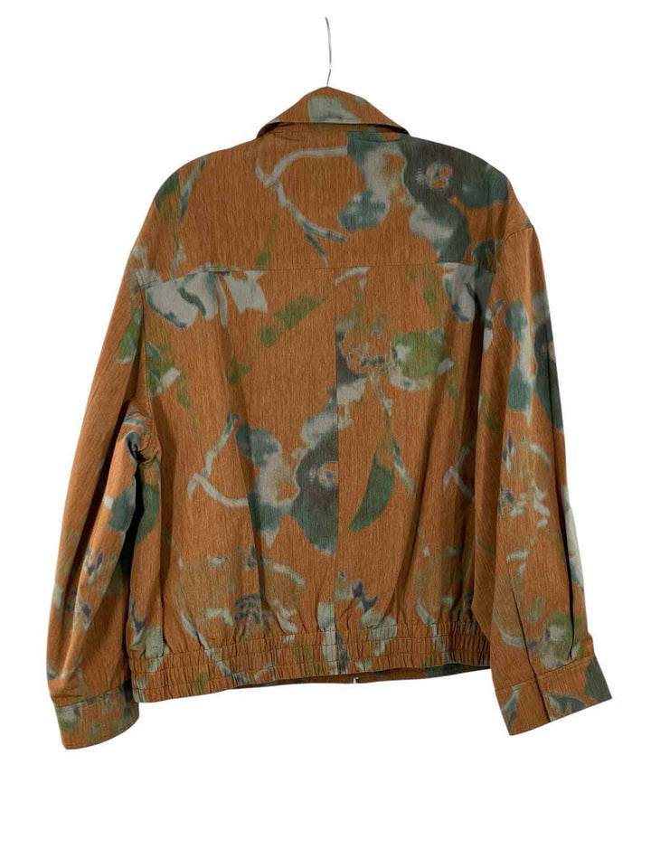 COS Size M Brown Green Print Jacket