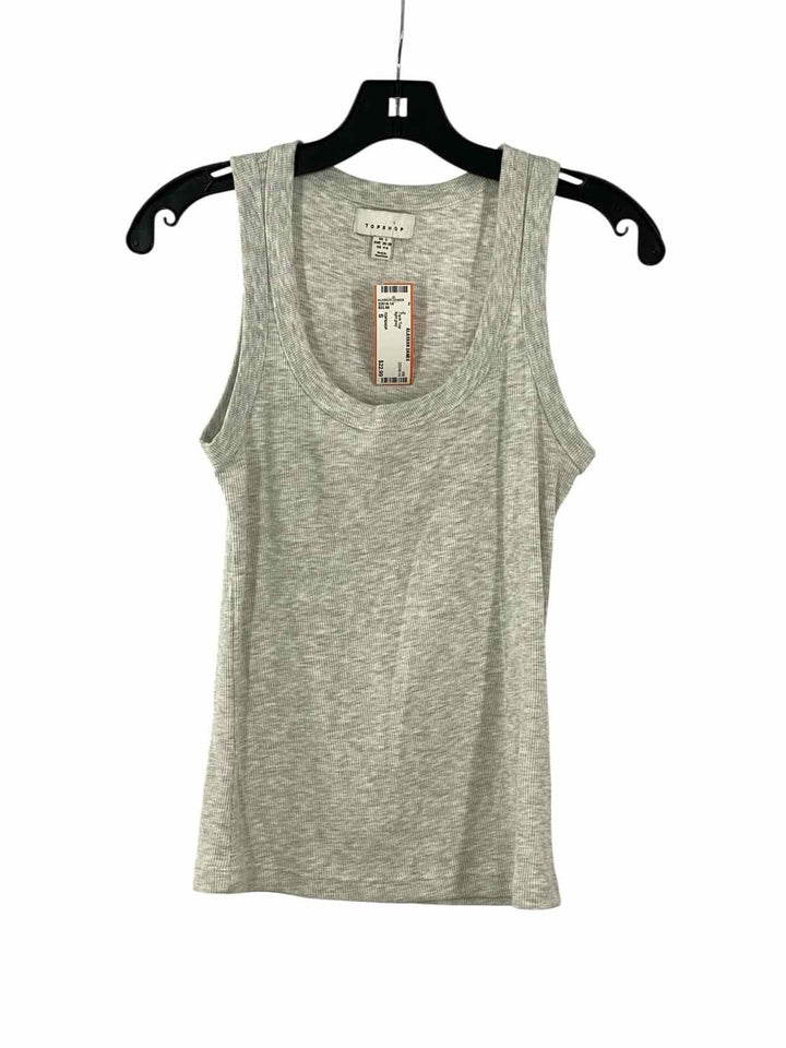 TOPSHOP Size S light grey Tank Top