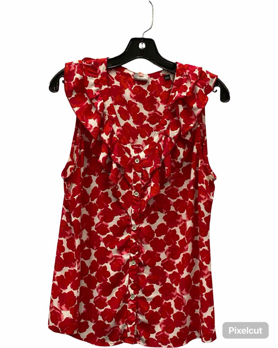 Cabi Size M Red White Tank Top