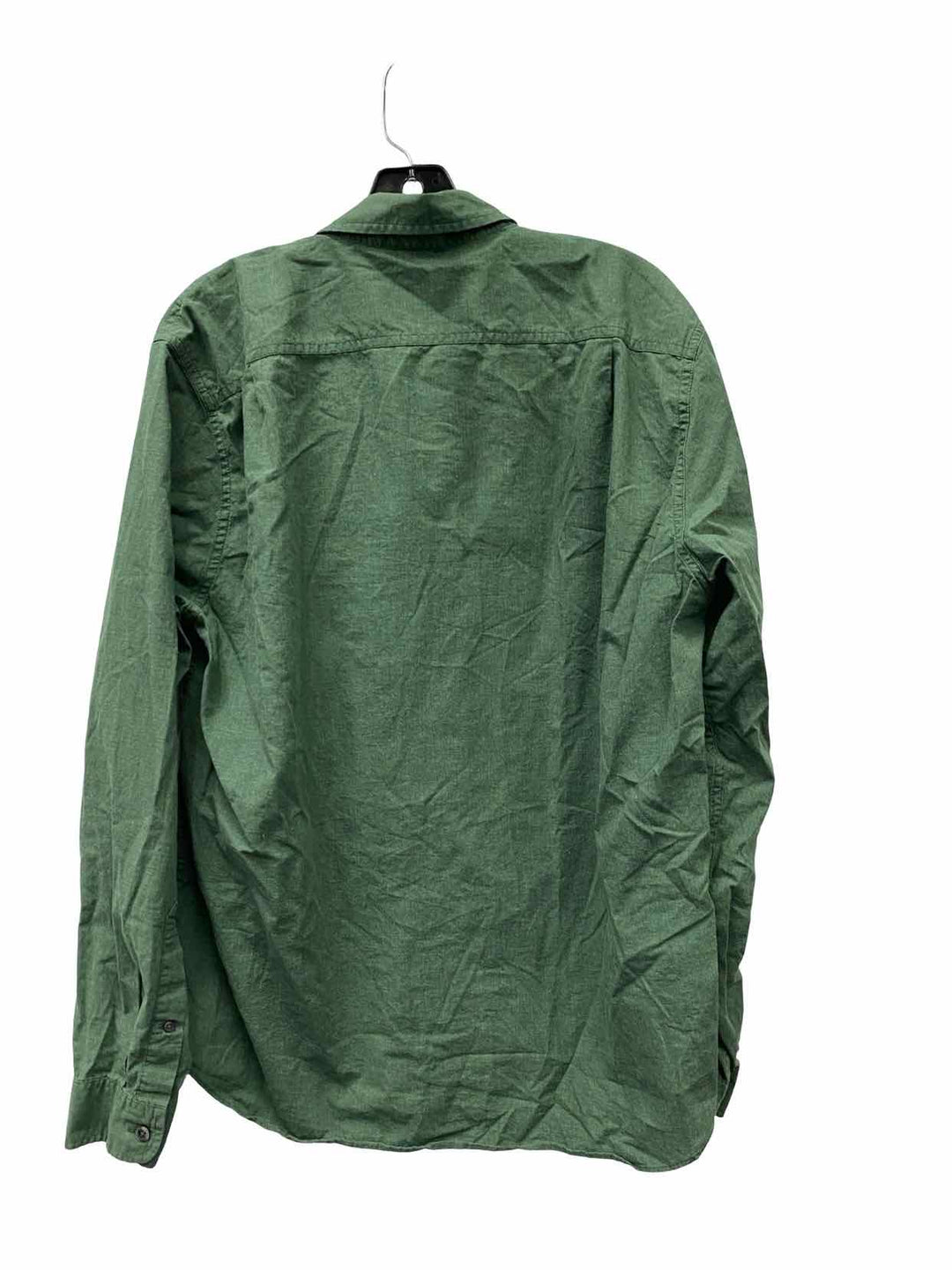 J Crew Size L Green Long Sleeve Shirts